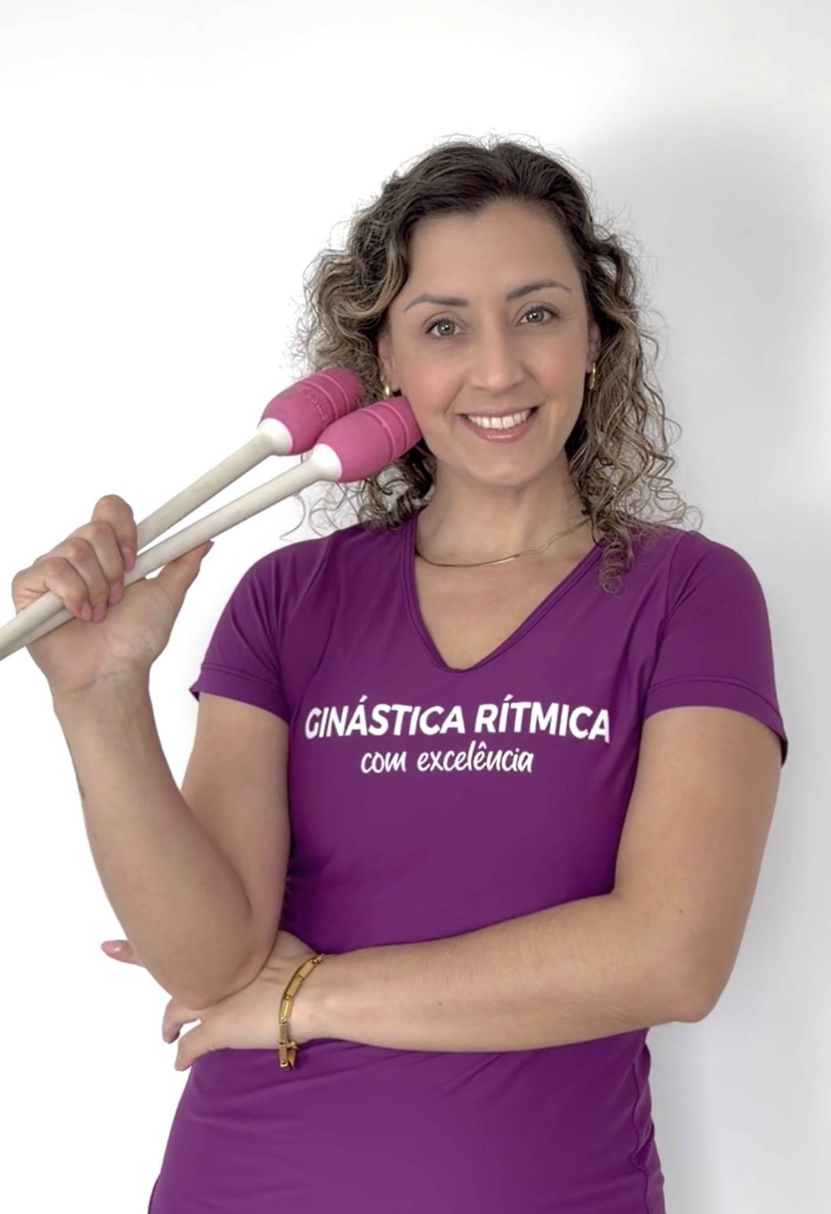 Val (Valdenize Cunhago), professora e treinadora de Ginástica Rítmica